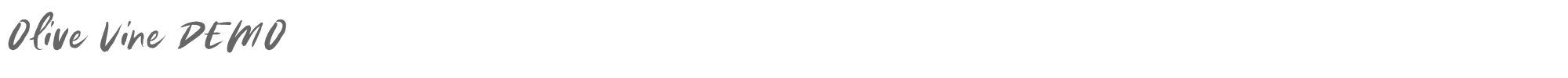 Olive & Vine Olive_Vine DEMO.otf font preview